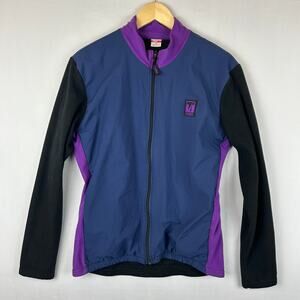 Trek Vintage Fleece Jacket Purple USA Made Windbreaker Full Zip Women's Size XL